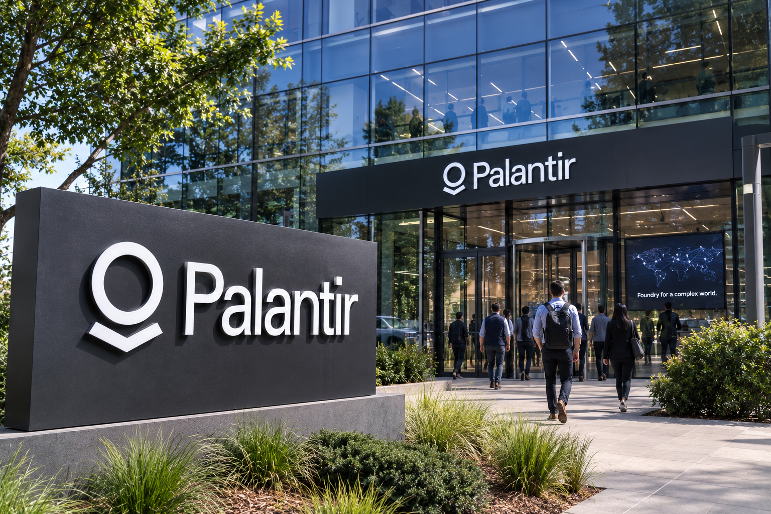 Palantir office exterior