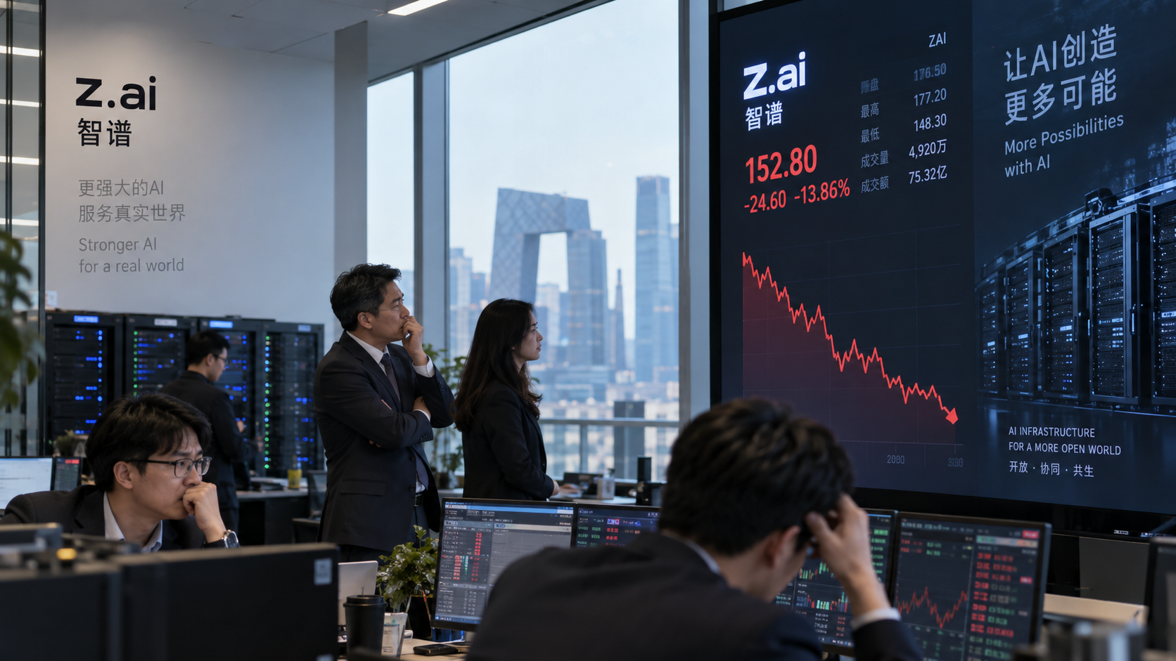 Why Z.ai shares sank over 10% as Chinese OpenAI rival seeks another $5 billion