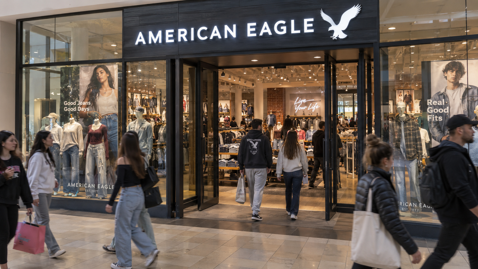 Why is American Eagle stock plunging over 11% despite crushing earnings?