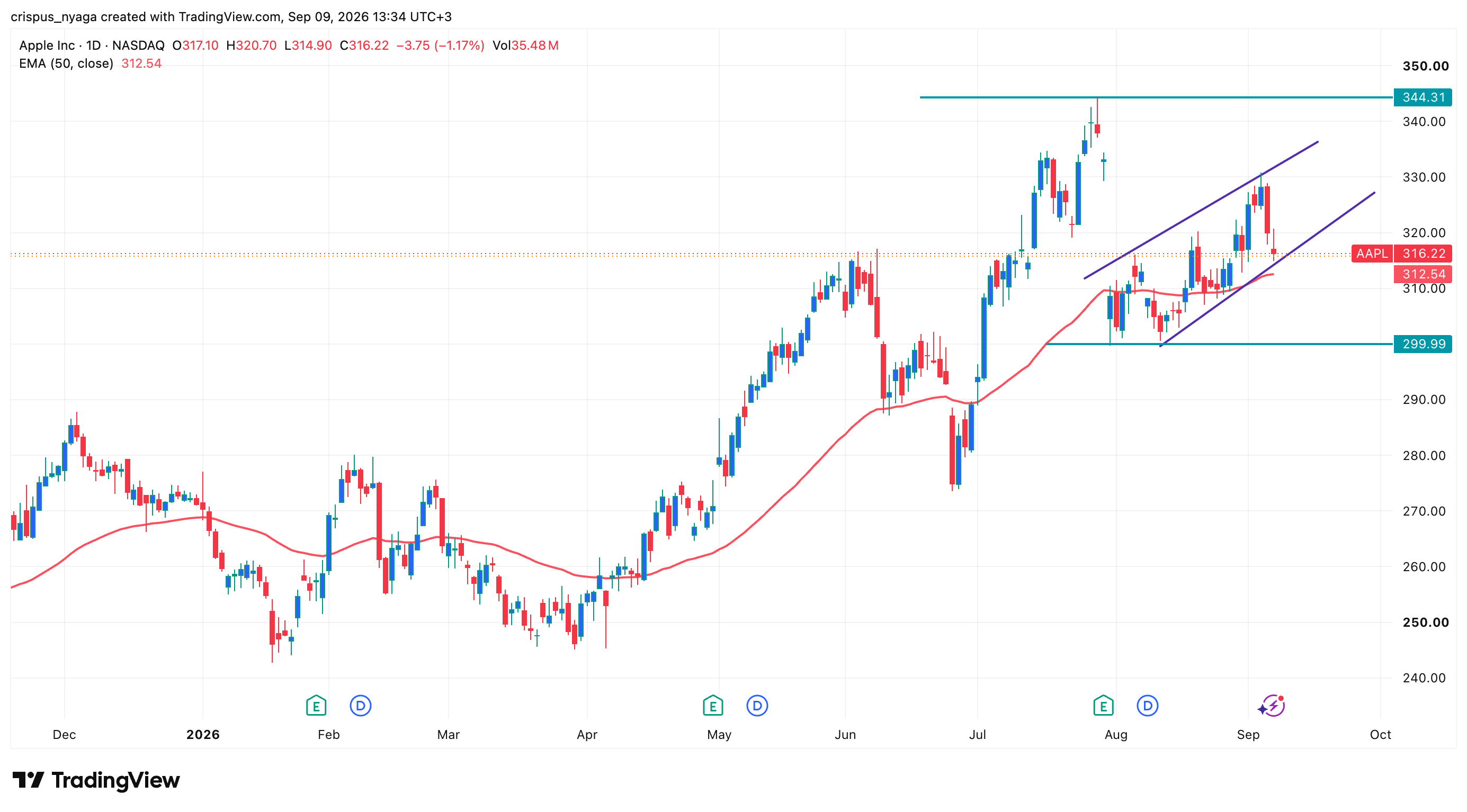 apple stock