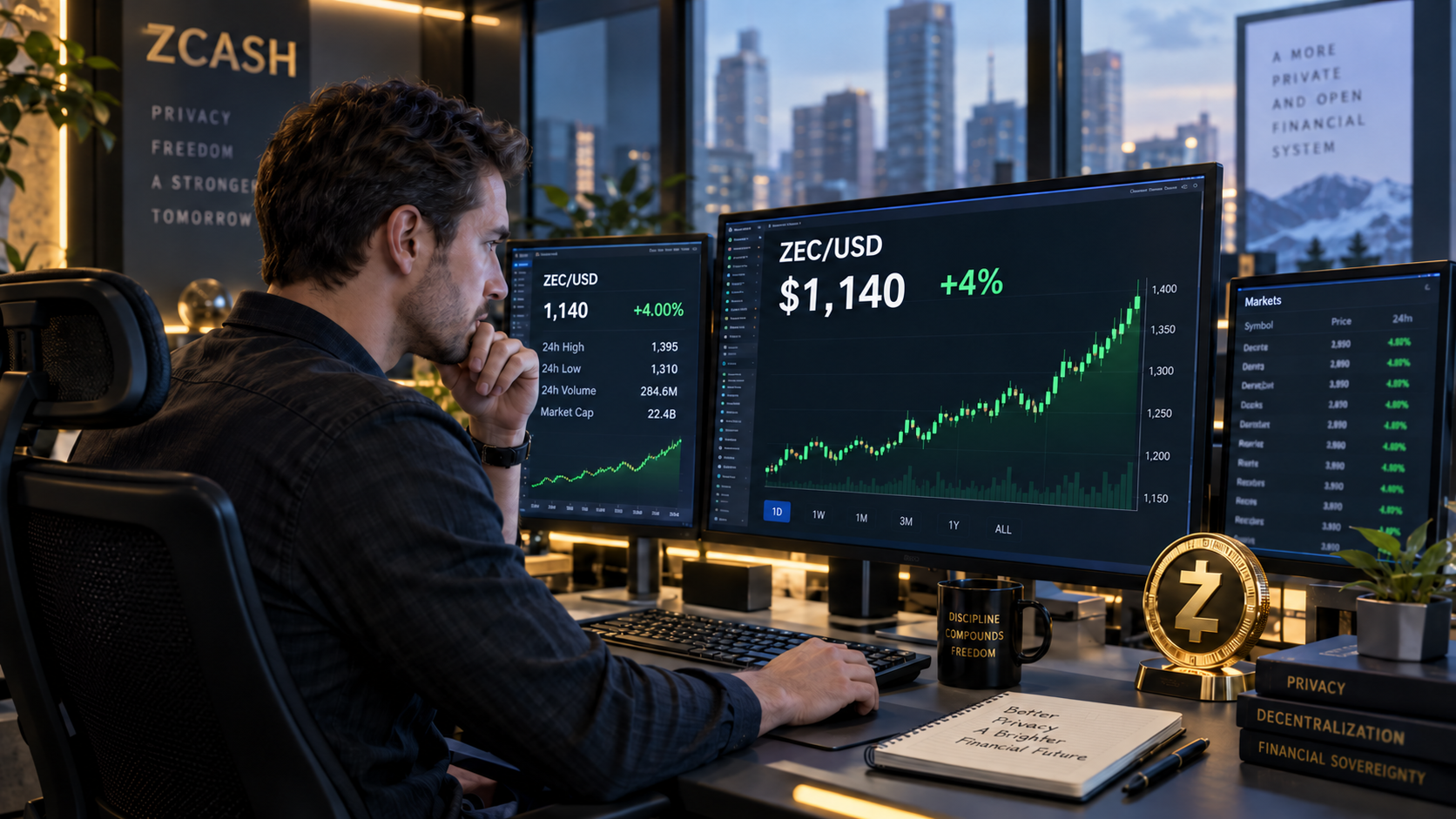 Zcash price slips from $1,300: could ZEC fall to $850 before targeting $2,500?