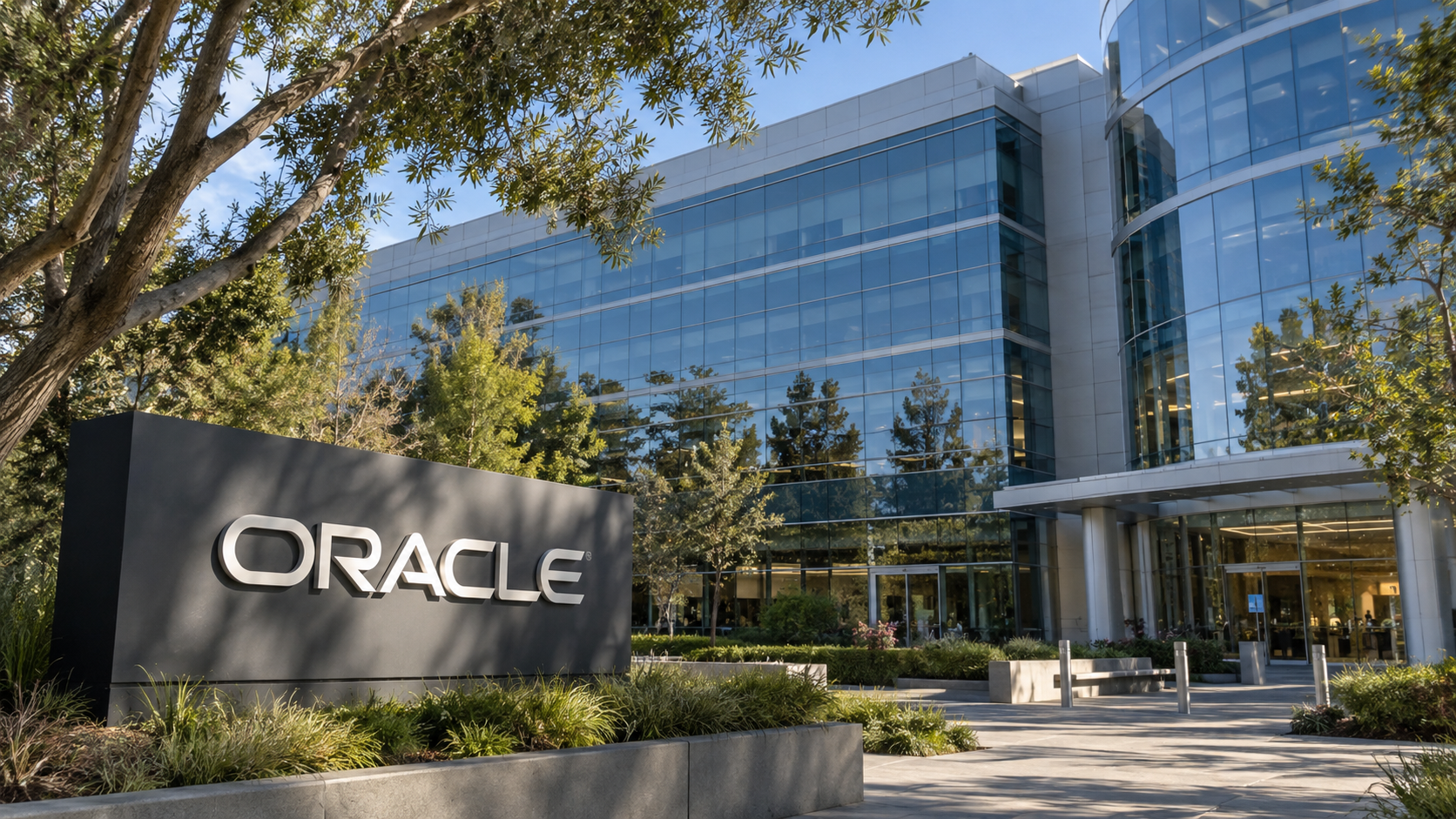 Why is Oracle stock falling 4% today?