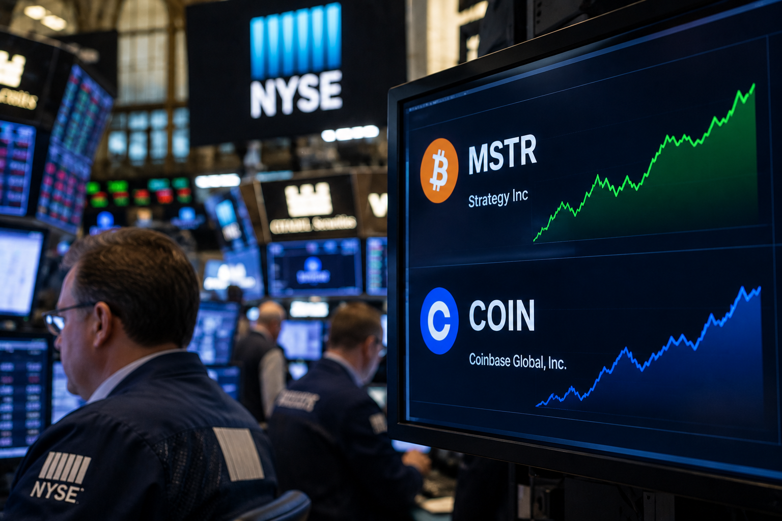Strategy, Coinbase stocks rally as Bitcoin reclaims $80,000