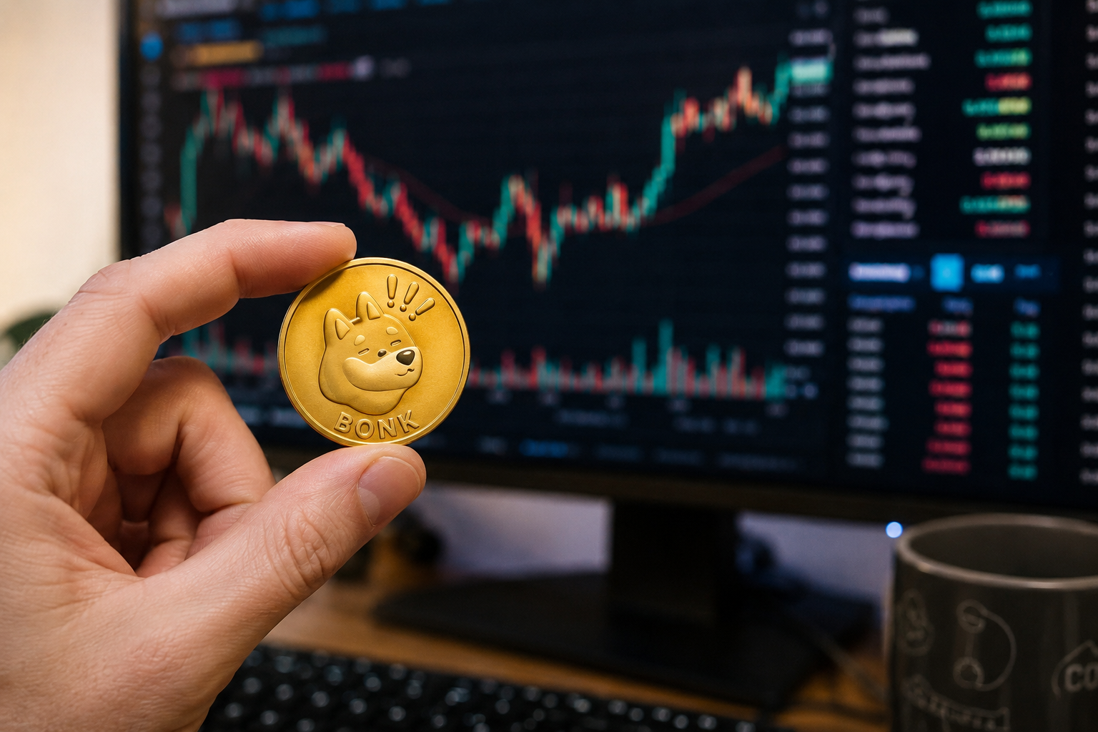 BONK jumps 7% as rising futures demand supports a breakout attempt