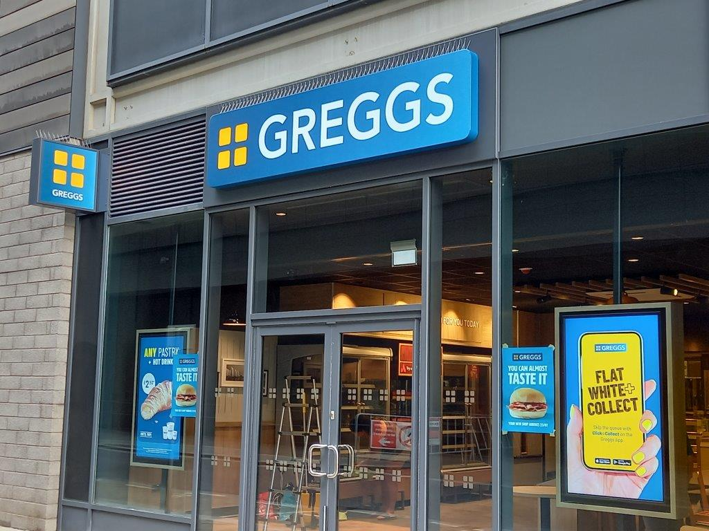 Greggs-Filiale in Großbritannien