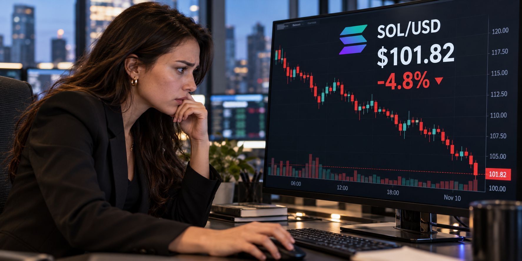Solana has lost 13% in October as ETF outflows hit 8 days: will $100 hold?
