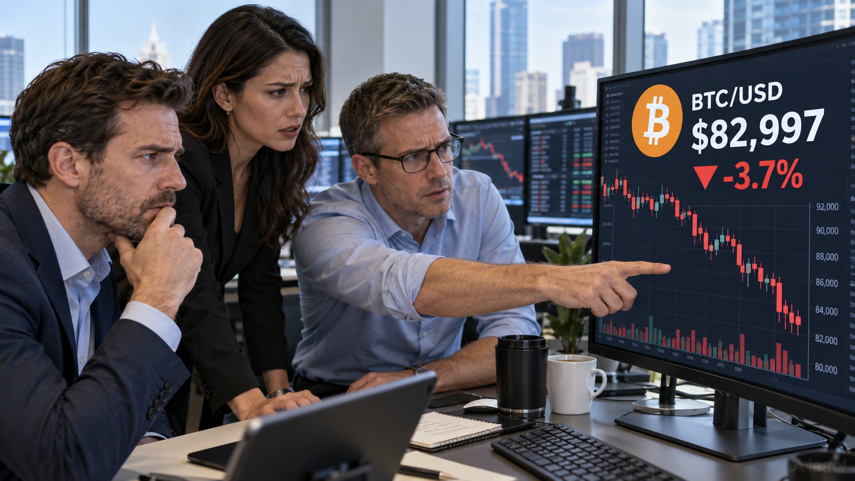 Traders Analyze Bitcoin’s Market Decline