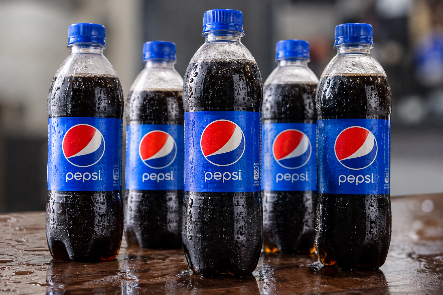Pepsi-Getränke in Flaschen