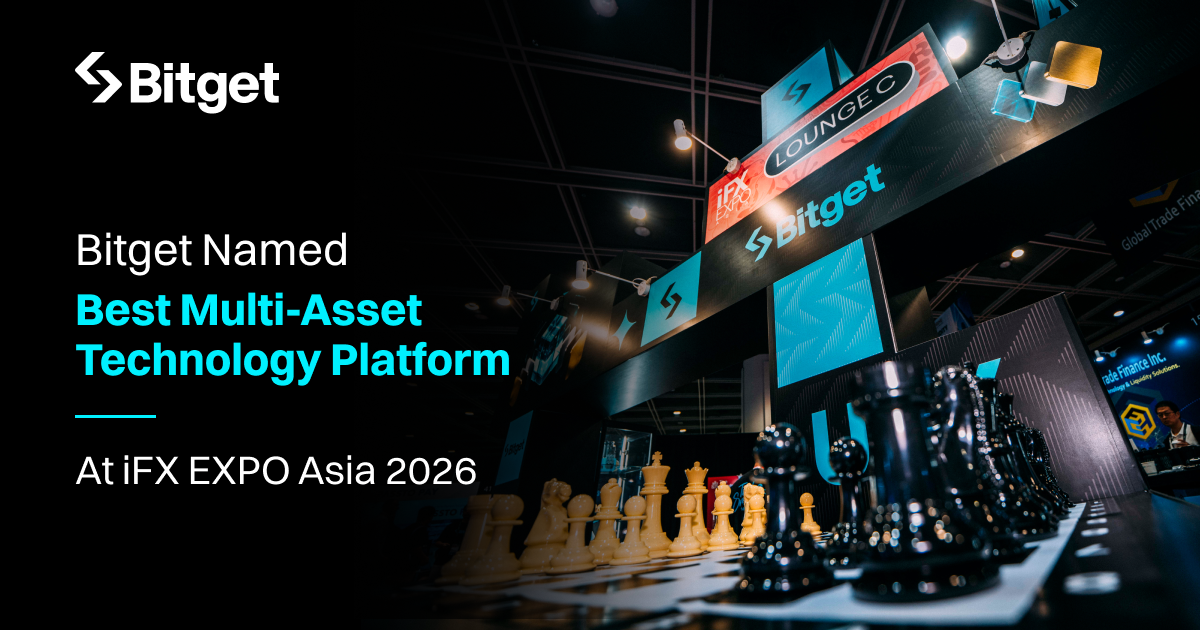 Bitget named Best Multi-Asset Technology Platform at iFX EXPO Asia 2026
